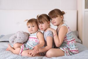 madre de tres ninas
